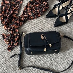 Black over the shoulder bag